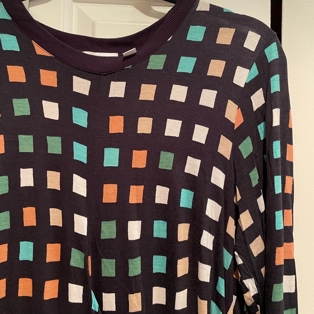 Boss Multi-Color Grid Dress - Size L